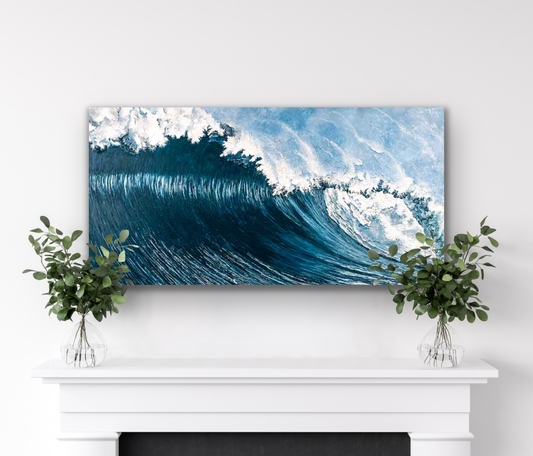 water flow wall paintings