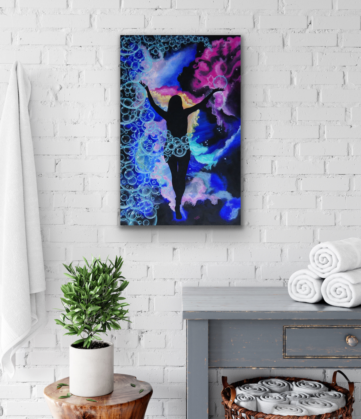 "Galactic Walk" work of art
