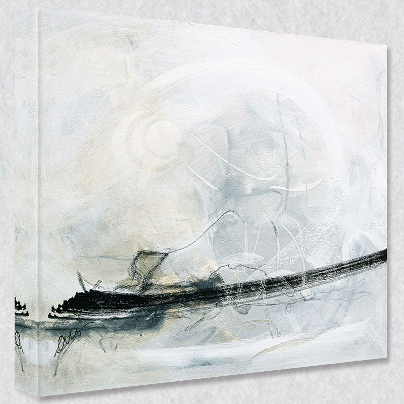 "Pause and Calm" comes as a gallery wrapped canvas print with a rich 1.5 inch thick wood frame. We use a moisture resistant poly-cotton canvas that will not sag and high quality inks that will last over 100 years.