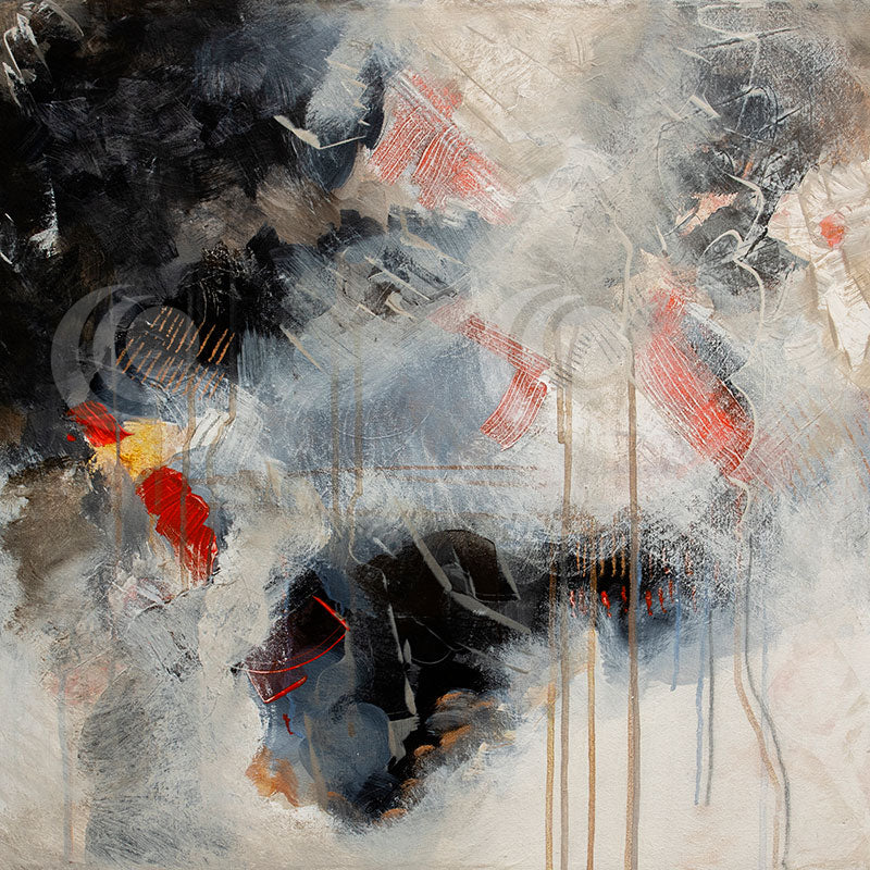 "Rebirth" abstract artwork