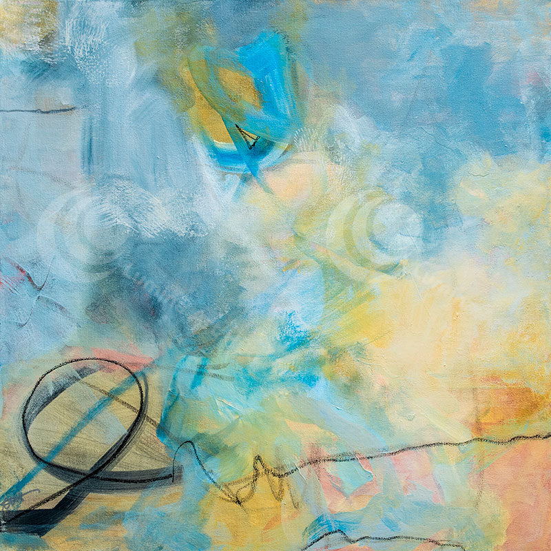 "Soften the Edge" abstract artwork