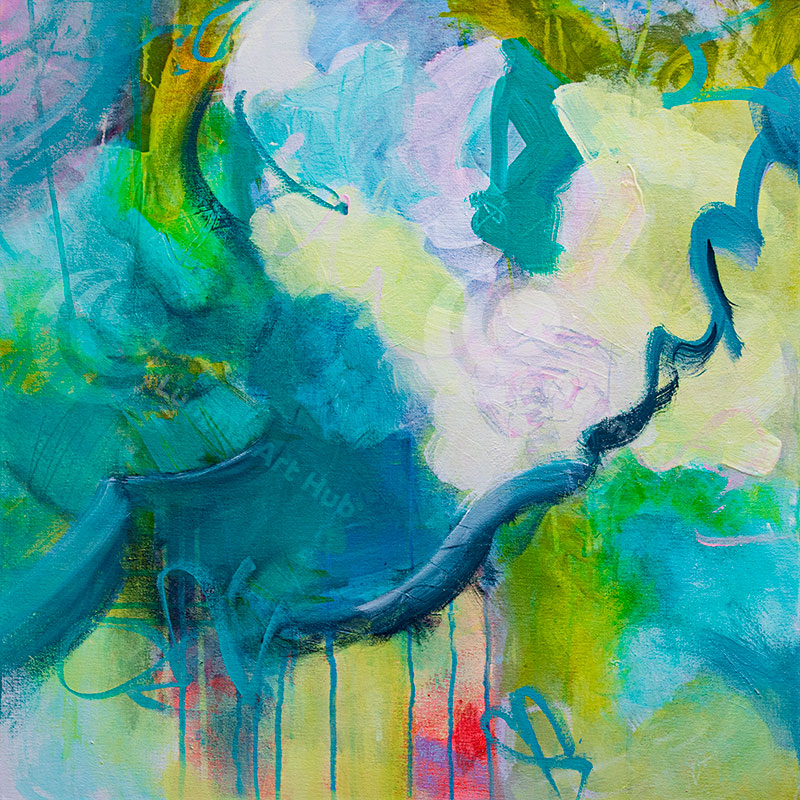 "Tender" abstract artwork