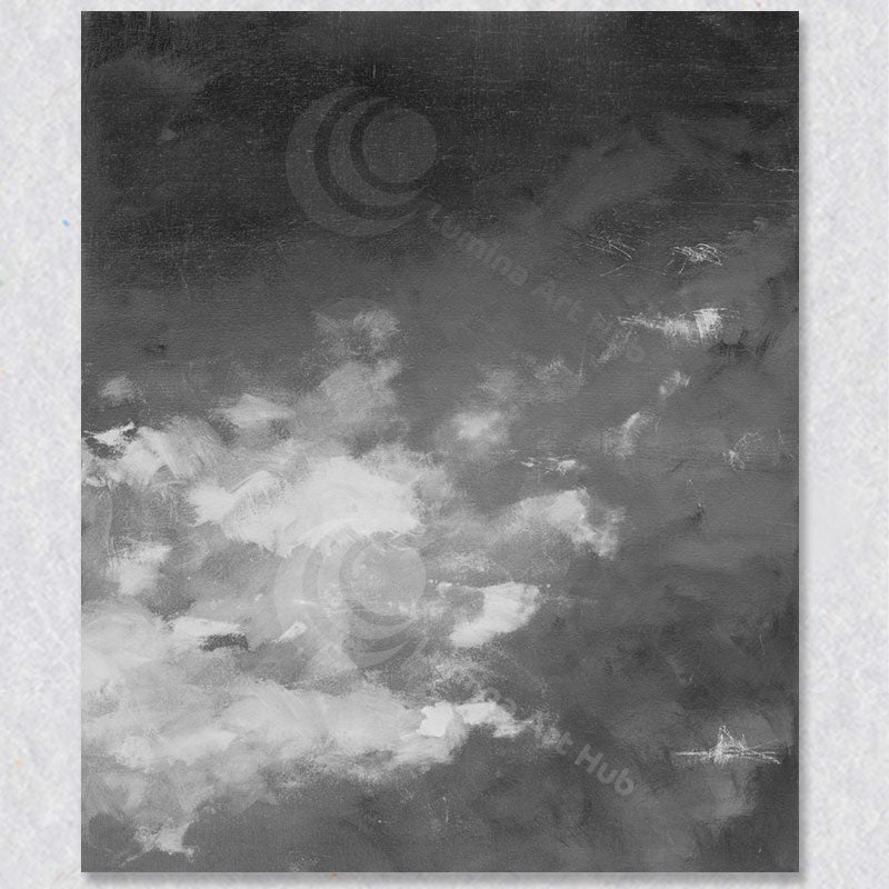 "Mono Cloud II" painting
