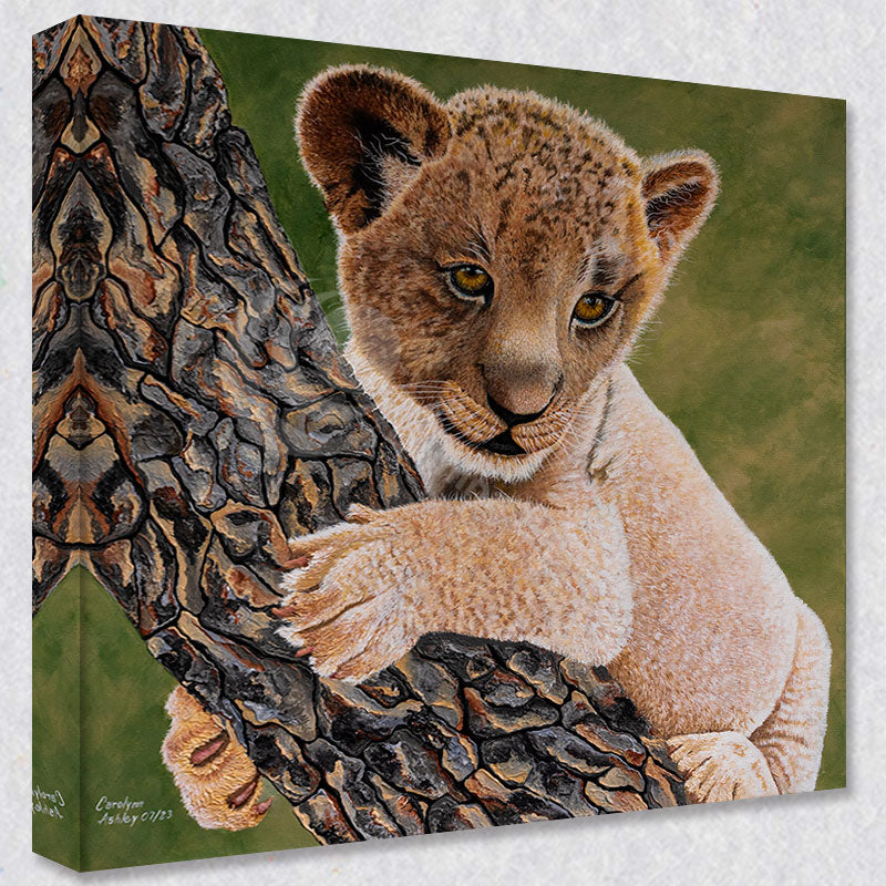 "I Lov U" comes as a gallery wrapped canvas print with a rich 1.5 inch thick wood frame. We use a moisture resistant poly-cotton canvas that will not sag and high quality inks that will last over 100 years.