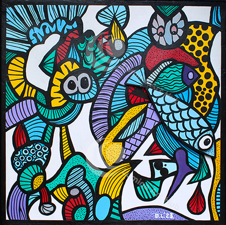 BC Artist David Laird's Blue Rondo.