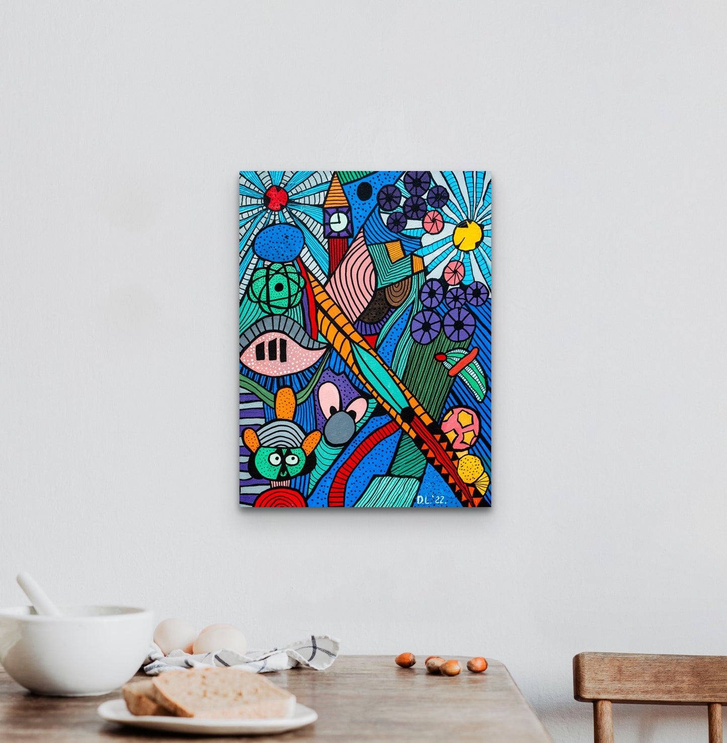 kitchen wall painting