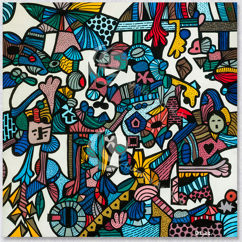 "Mr. Hattle" wall art