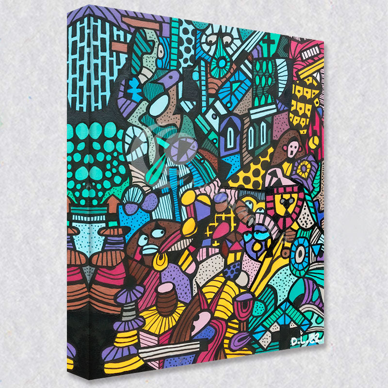 "Yankey River" comes as a gallery wrapped canvas print with a rich 1.5 inch thick wood frame. We use a moisture resistant poly-cotton canvas that will not sag and high quality inks that will last over 100 years.