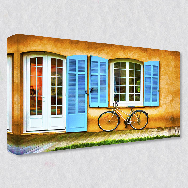 "Vineyard House Serenity" photograph comes as a gallery wrapped canvas print with a rich 1.5 inch thick wood frame. We use a moisture resistant poly-cotton canvas that will not sag and high quality inks that will last over 100 years.