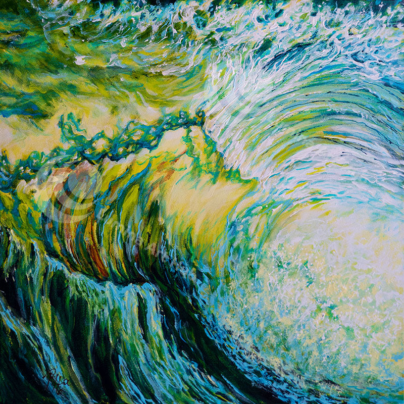 "Down the Rabbit Hole" wall art
