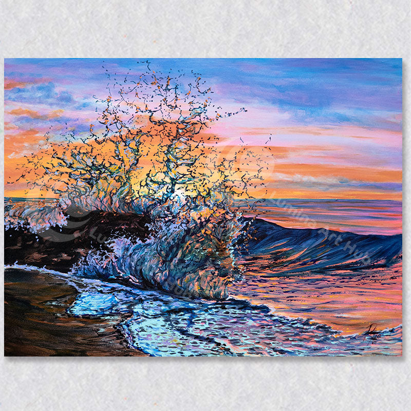 "Incoming" wall art
