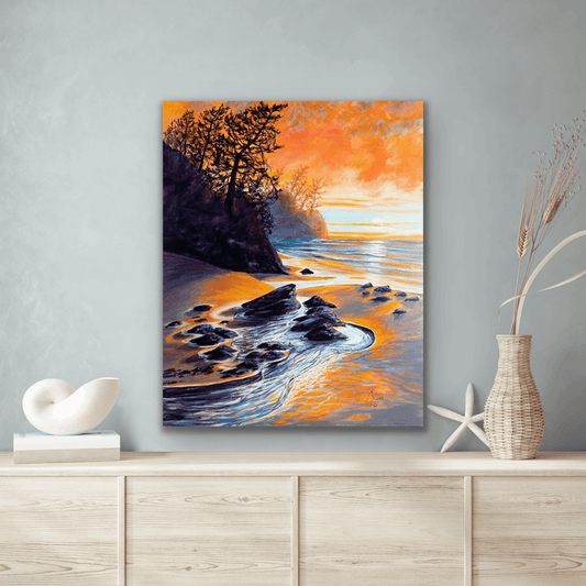 "Left Coast Magic" original artwork was created by Ramona Hoeft.