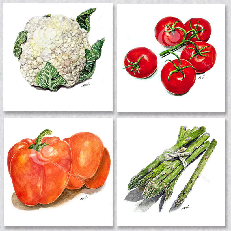 Harvest Hues Set of Four
