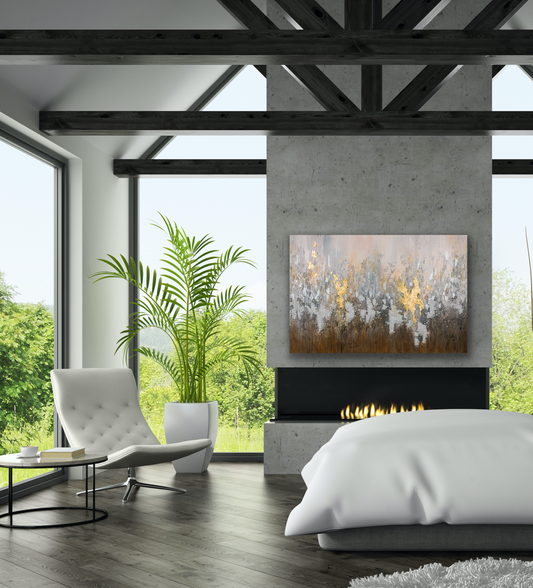 This stunning piece of work will look amazing over a mantle or fireplace.