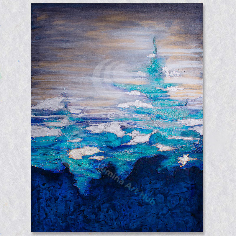 "Kindness is Magnetic" Abstract Painting