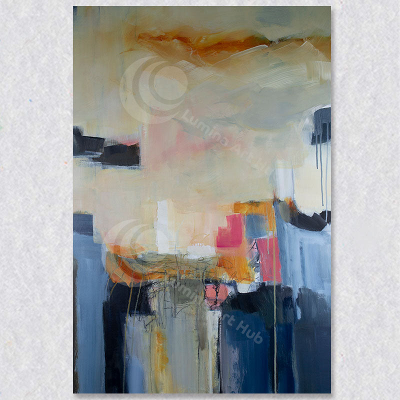 "Illuminating the Poetic" painting was created by Canadian painter Victoria Klassen