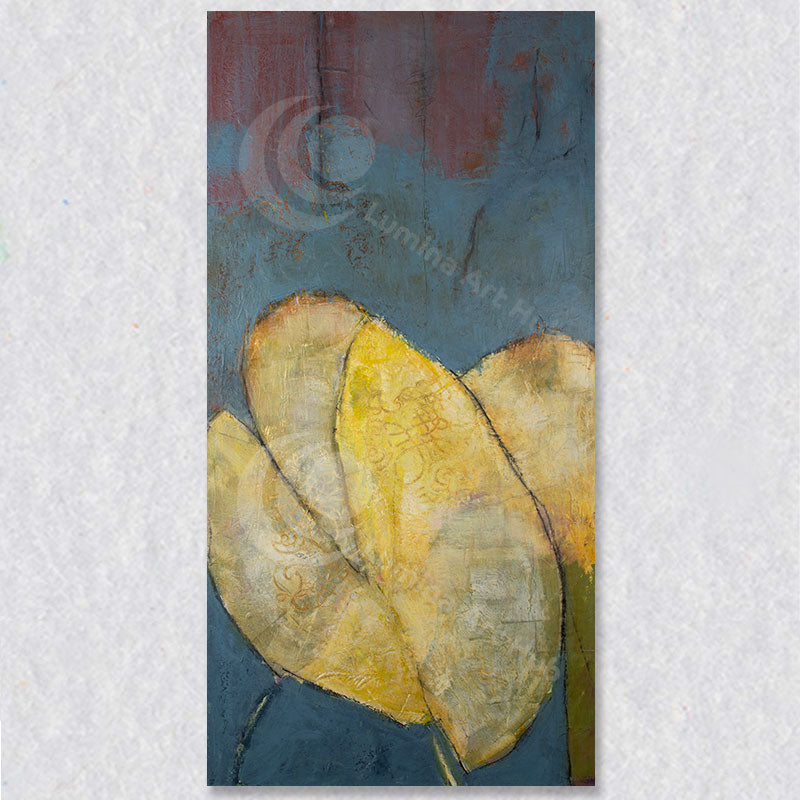 "Still we Know" abstract art piece by Victoria Klassen.