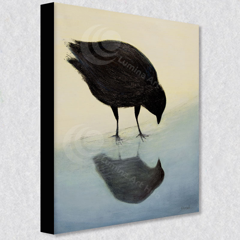 "Hello" comes as a gallery wrapped canvas print with a rich 1.5 inch thick wood frame. We use a moisture resistant poly-cotton canvas that will not sag and high quality inks that will last over 100 years.