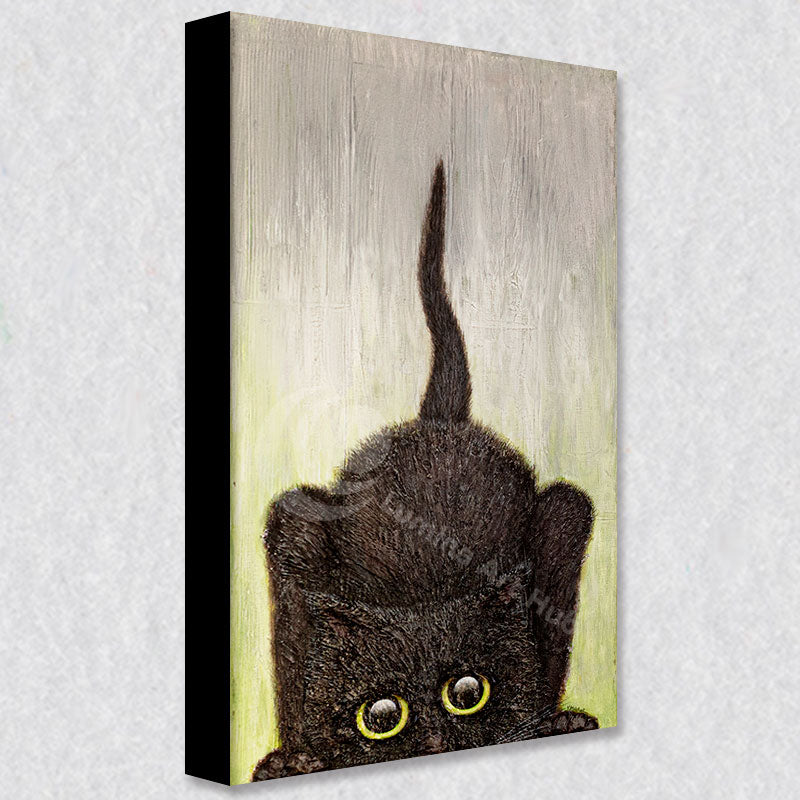 "Chrysalis" comes as a gallery wrapped canvas print with a rich 1.5 inch thick wood frame. We use a moisture resistant poly-cotton canvas that will not sag and high quality inks that will last over 100 years.