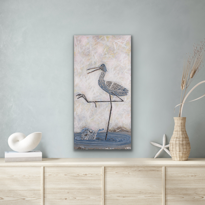 "Hello" work of art will look great in your hallway, nursery of kid's room.