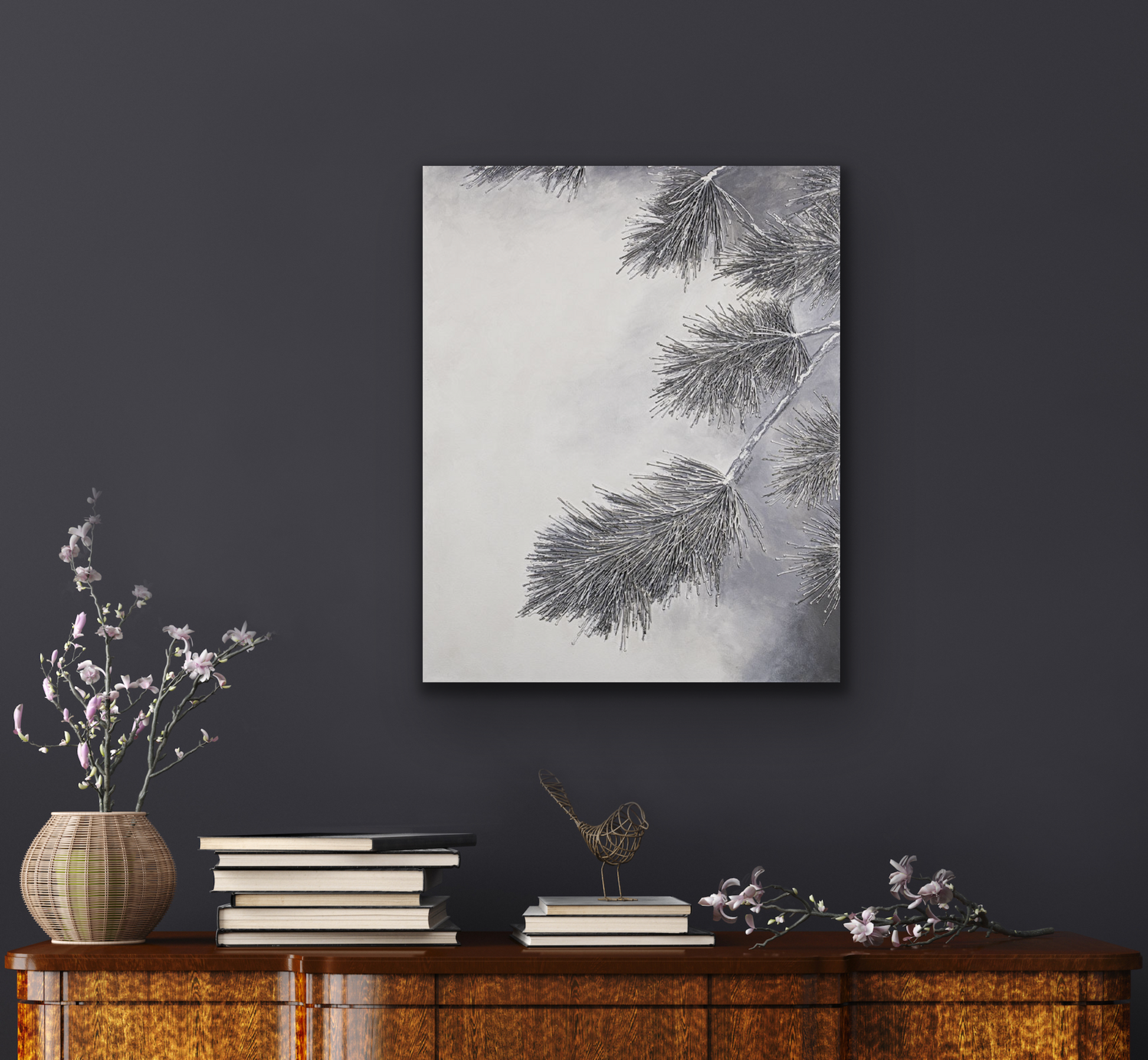 "Serene" work of art will look great in your hallway or bedroom.