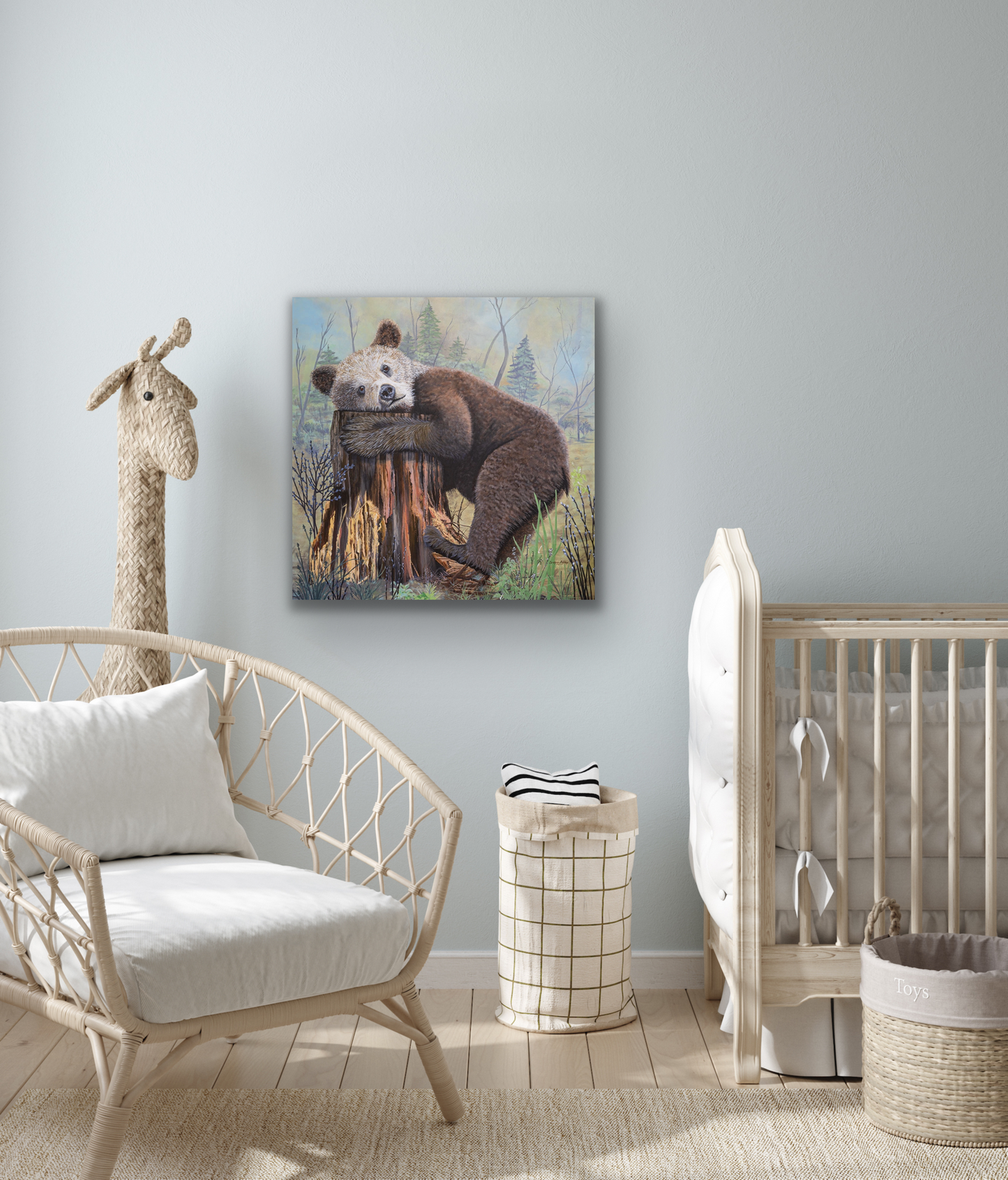 This work of art by Carolynn Ashley would look great in a nursery.