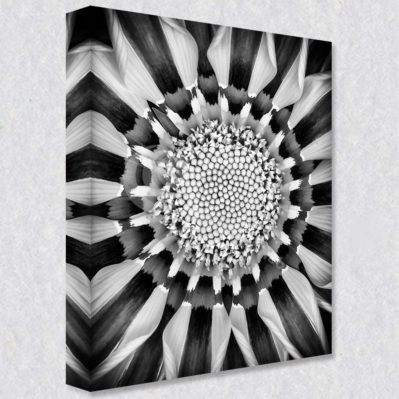 "Silver Bloom" photograph is available as a pre-framed canvas or on fine art paper. You pick the size to fit your space.