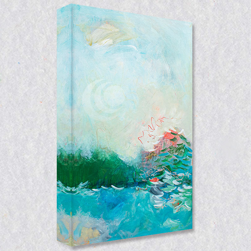 "Endless Horizon" comes as a gallery wrapped canvas print with a rich 1.5 inch thick wood frame. We use a moisture resistant poly-cotton canvas that will not sag and high quality inks that will last over 100 years.