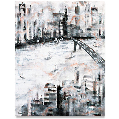 "Metrpolis" original artwork 