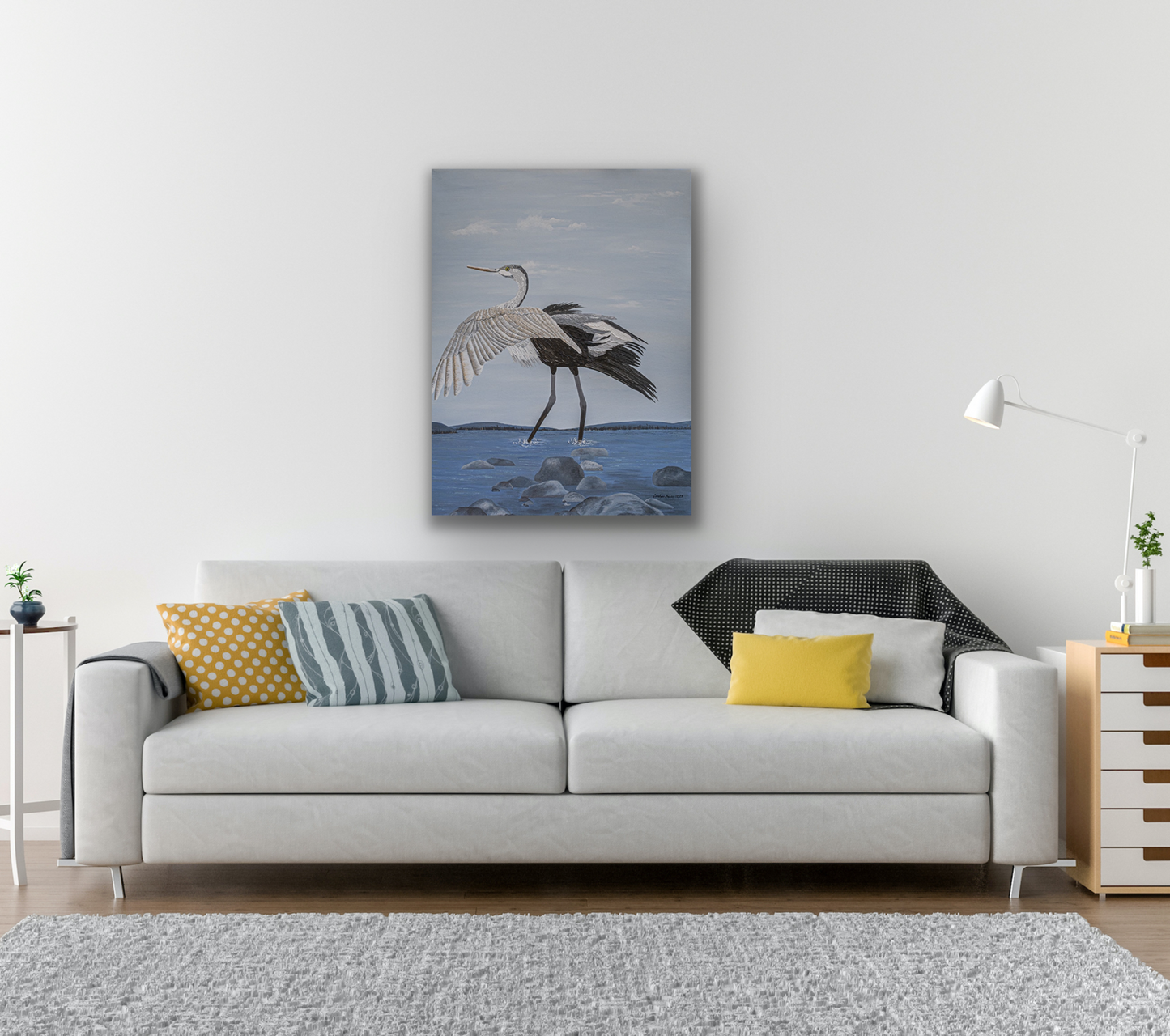 Shouldi painting will look great in your living room.