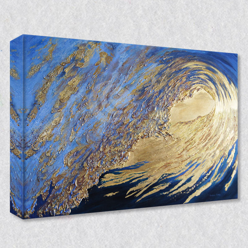 "Empower" comes as a gallery wrapped canvas print with a rich 1.5 inch thick wood frame. We use a moisture resistant poly-cotton canvas that will not sag and high quality inks that will last over 100 years.