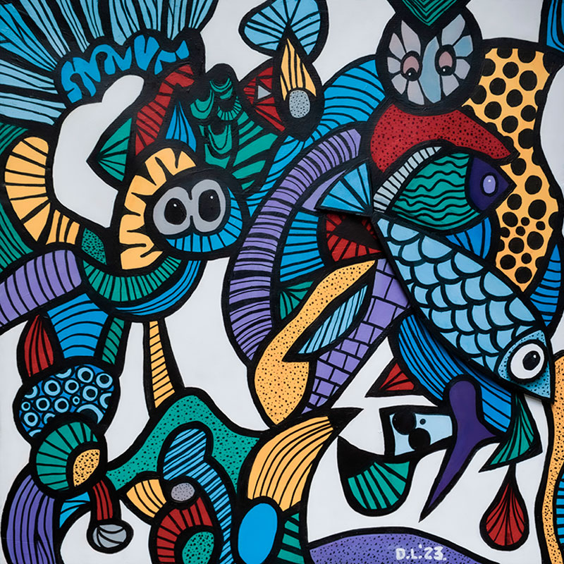 Colorful abstract artwork