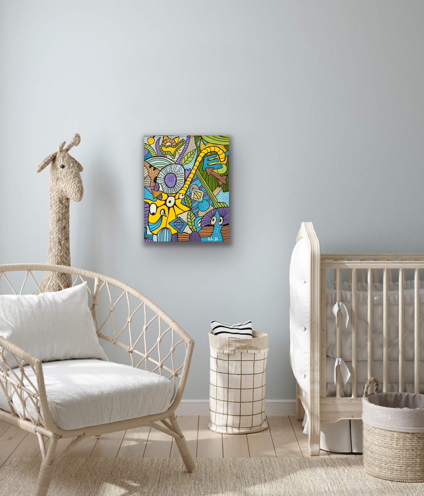 This work of art comes in three different sizes to fit your wall perfectly.