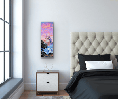 This original painting will look great in your bedroom. 